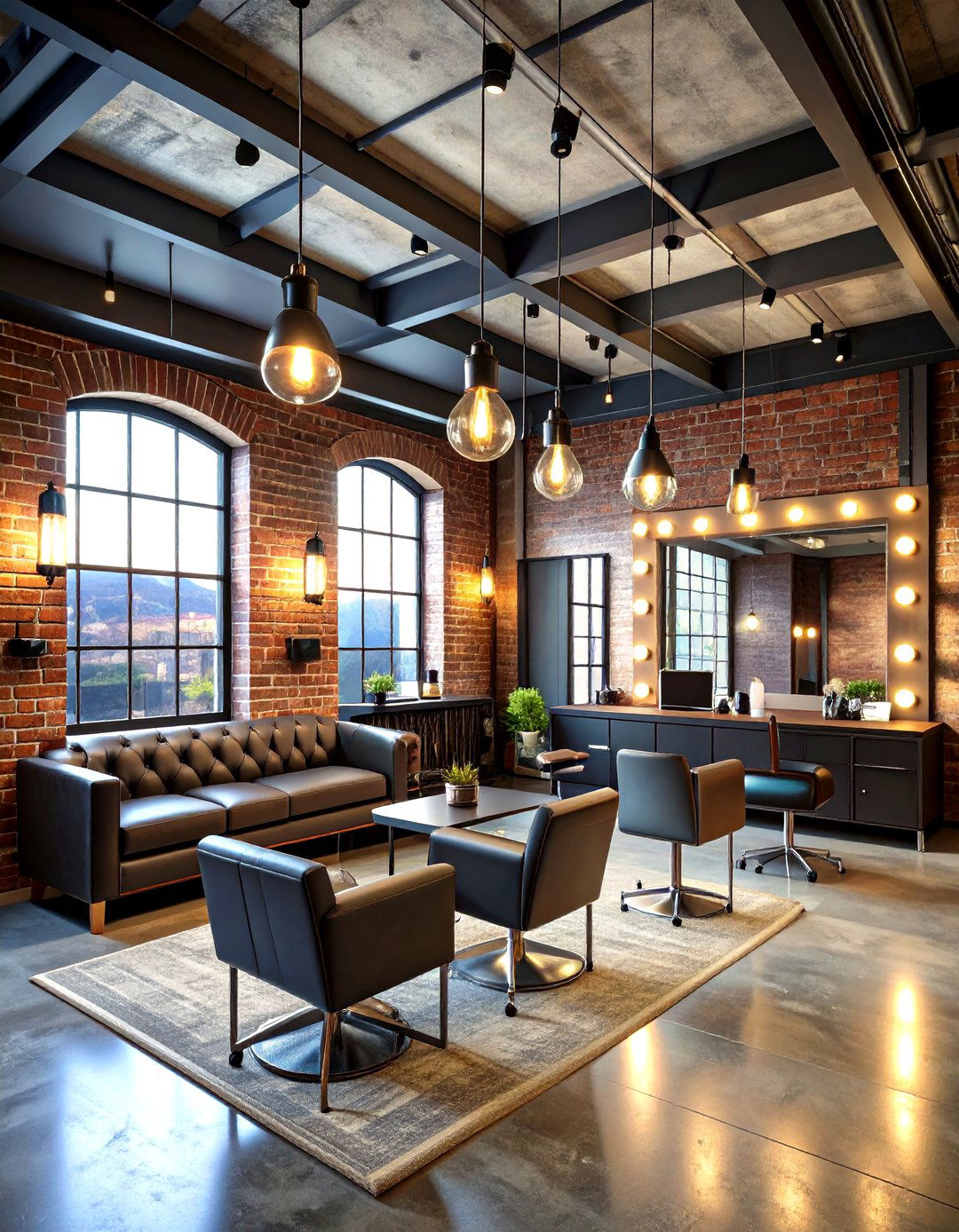 Industrial Chic Lash Room - 20 Lash Room Ideas