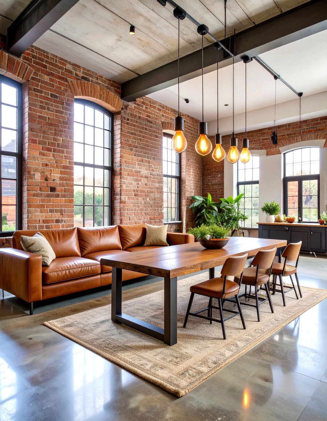 Industrial Chic Living Room Dining Room Combo - 20 Living Room Dining Room Combos