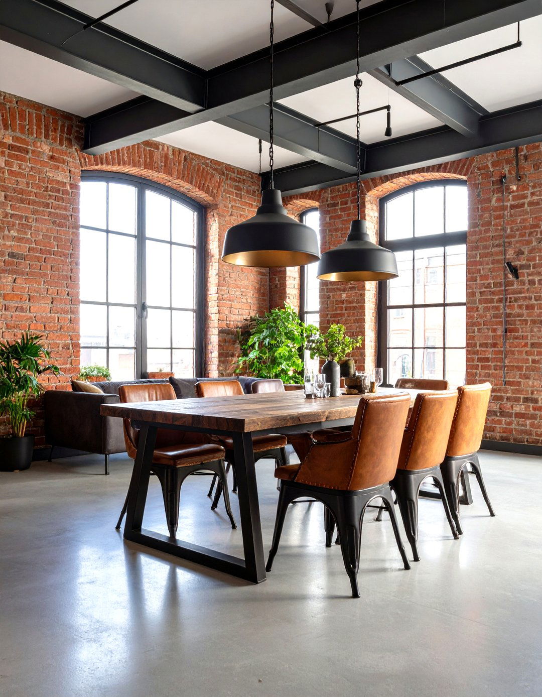 Industrial Chic Parisian Dining Room - 20 Parisian Dining Room Ideas