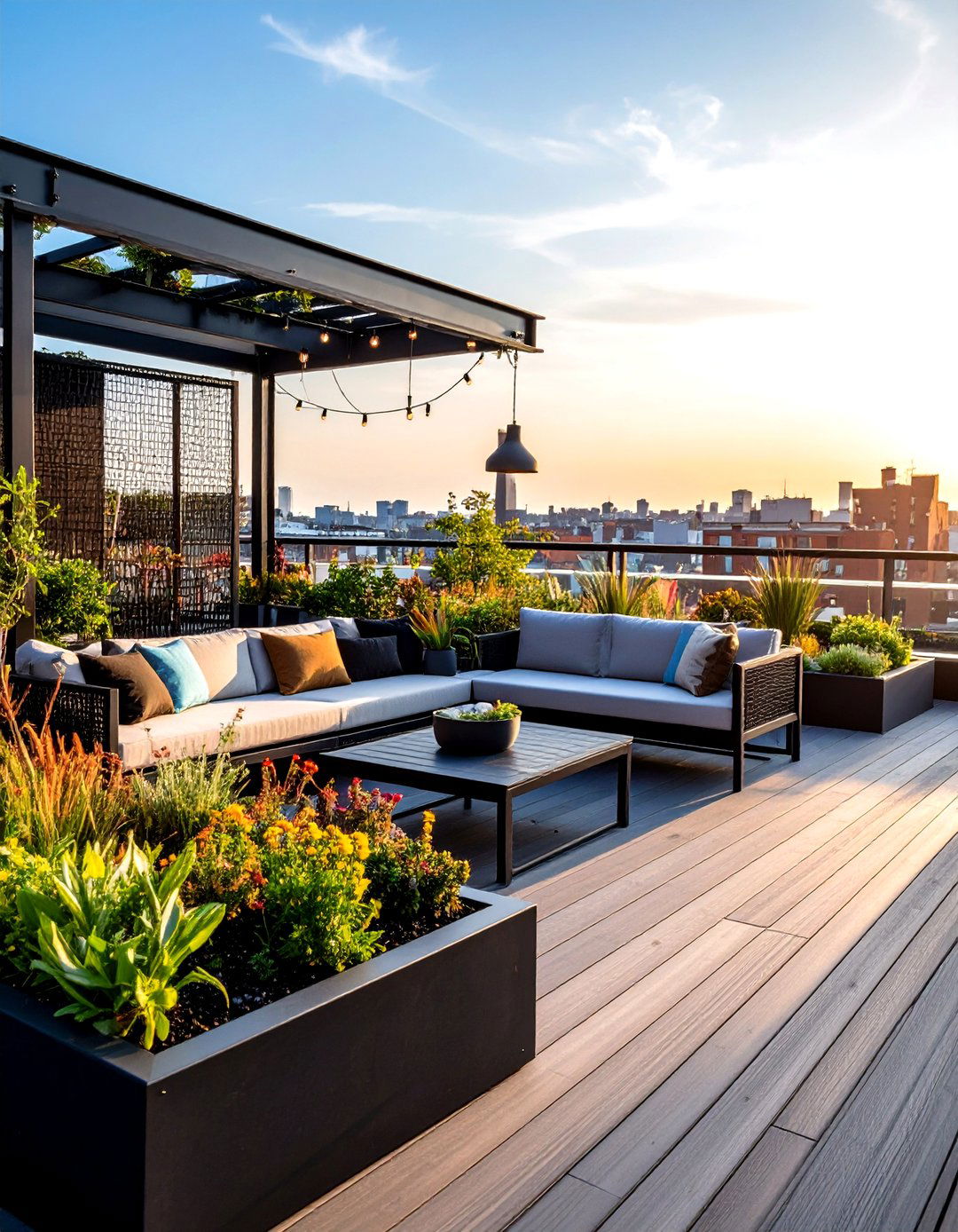 Industrial Chic Rooftop Deck - 20 Rooftop Deck Ideas