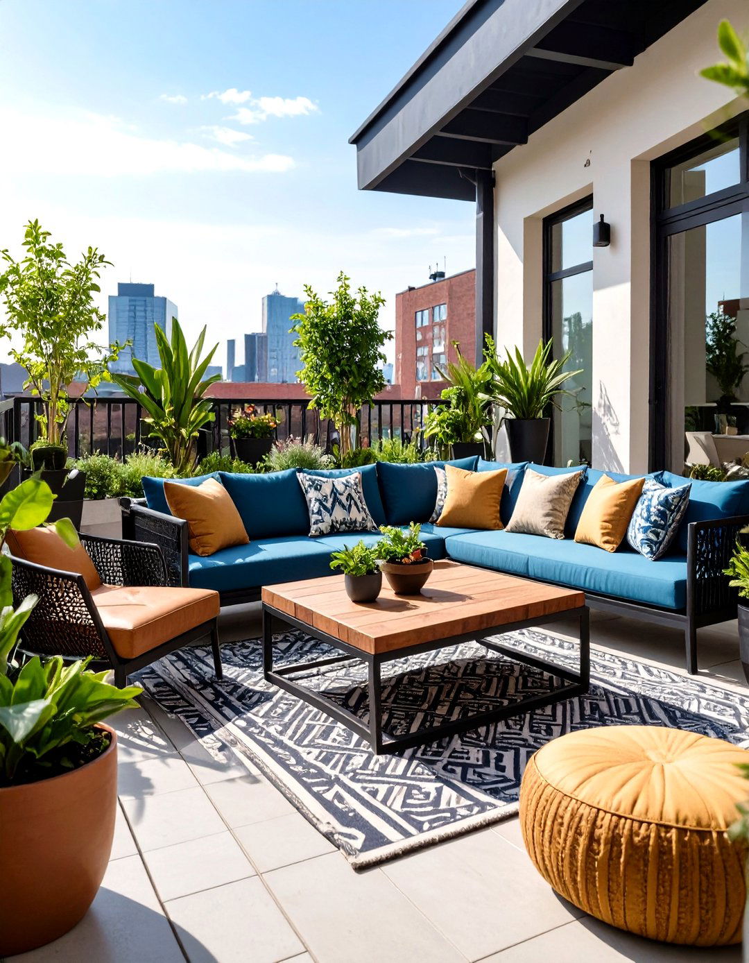 Industrial Chic Terrace Design - 20 Terrace Design Ideas