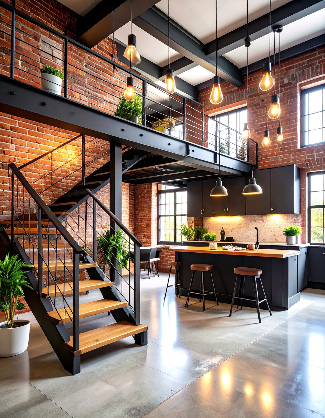 Industrial Chic Townhouse Style - 20 Townhouse Interior Design Ideas