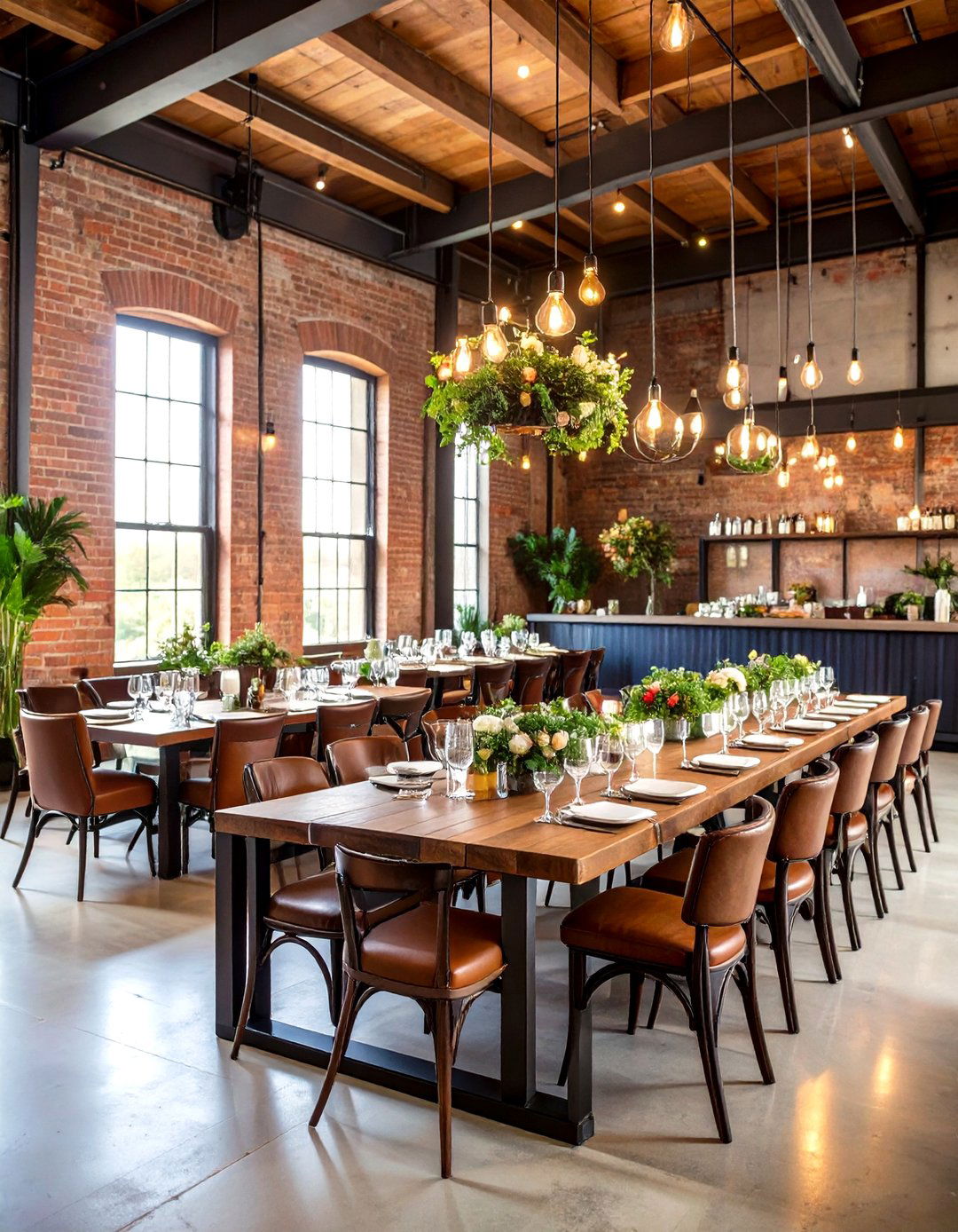 Industrial Chic Wedding Reception with Urban Edge - 20 Wedding Reception Ideas