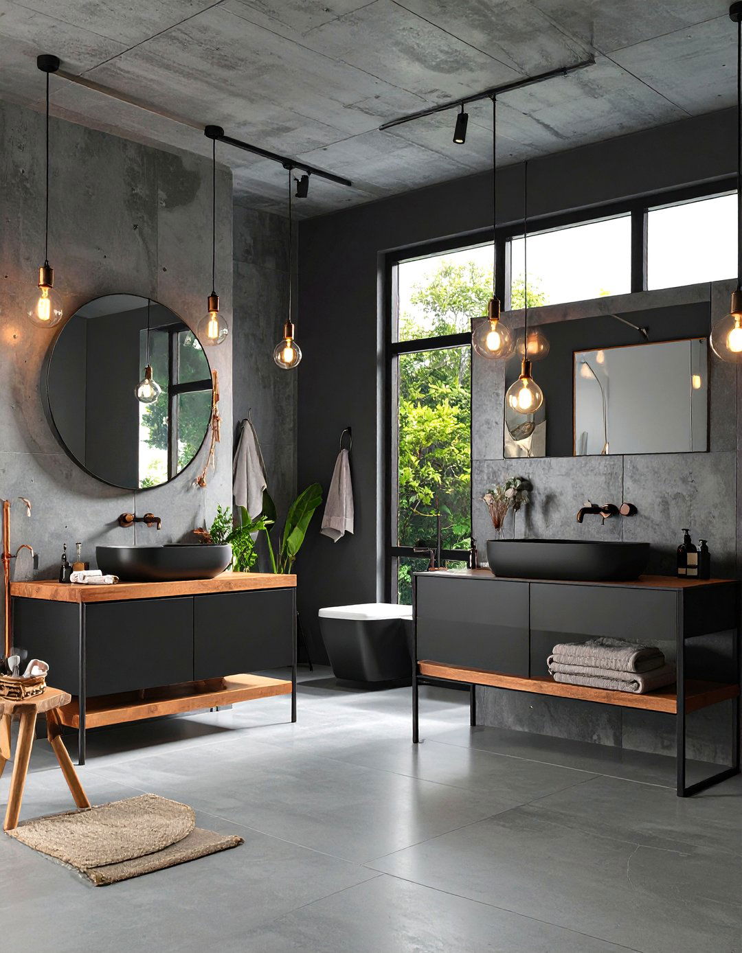 Industrial Chic Wet Room - 20 Wet Room Ideas