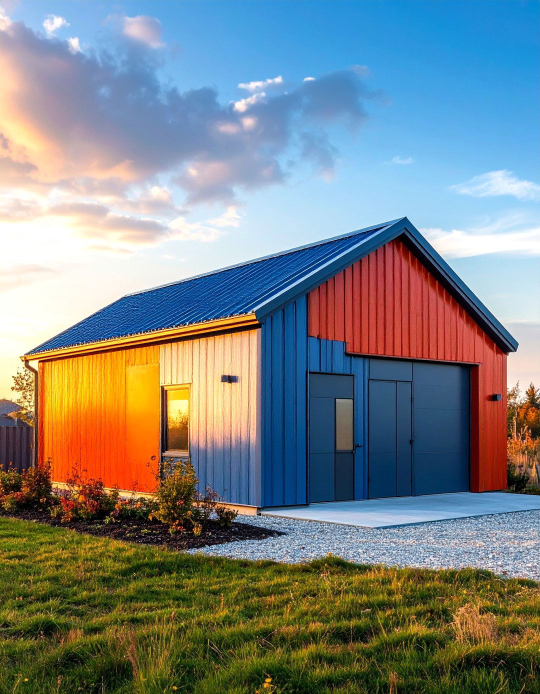 Industrial Corrugated Metal Outhouse Design - 20 Outhouse Design Ideas