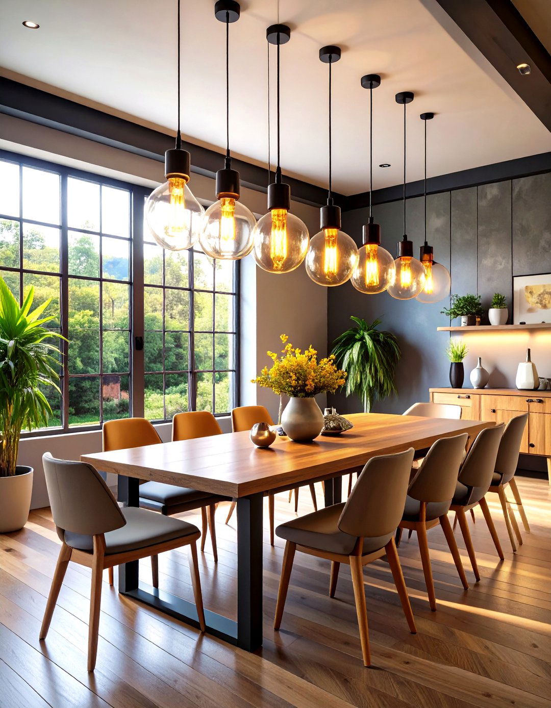 Industrial Decor Edison Bulb Chandeliers - 20 Industrial Decor Ideas