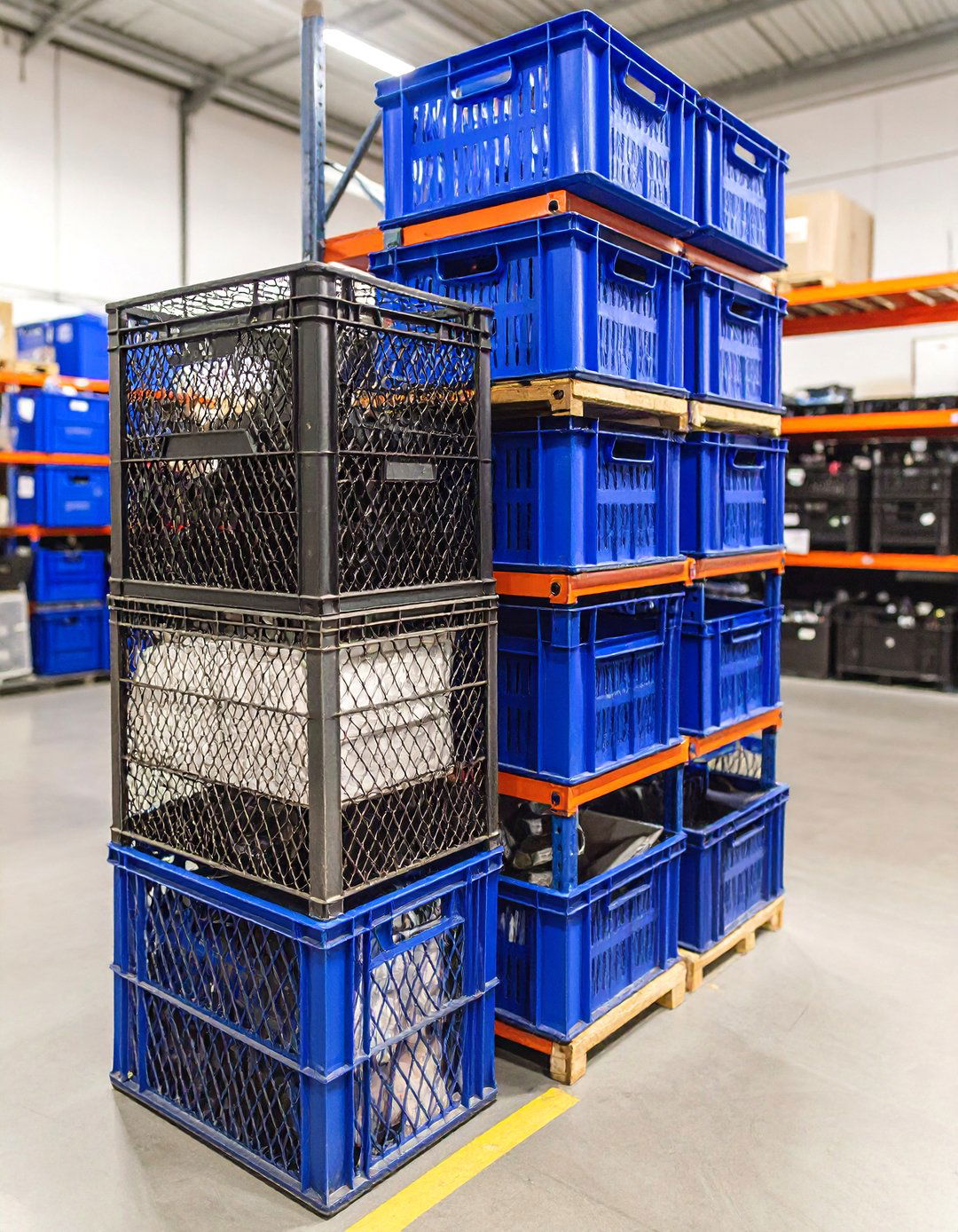 Industrial Decor Storage Baskets - 20 Industrial Decor Ideas