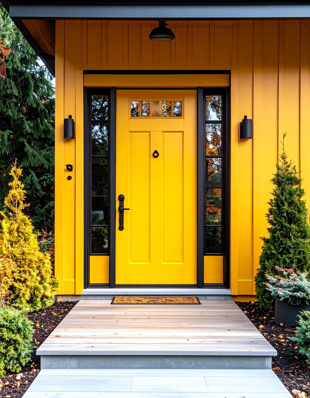 Industrial Hardware Farmhouse Front Door - 20 Farmhouse Front Door Ideas