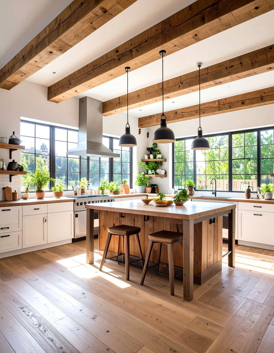 Industrial Kitchen Soffit Beam Conversion - 20 Kitchen Soffit Ideas