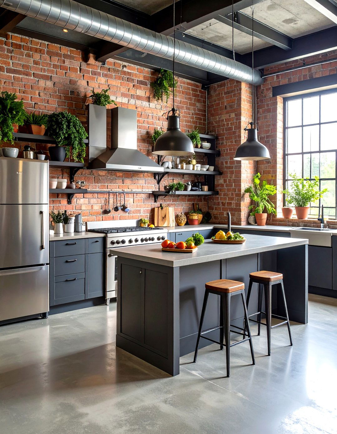 Industrial Kitchen Wallpaper Edge - 20 Kitchen Wallpaper Ideas