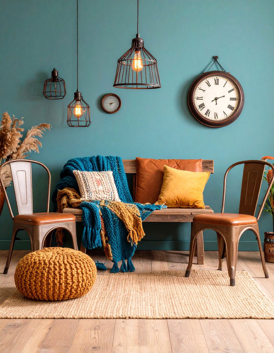 Industrial Loft Breakfast Nook - 20 Breakfast Nook Ideas