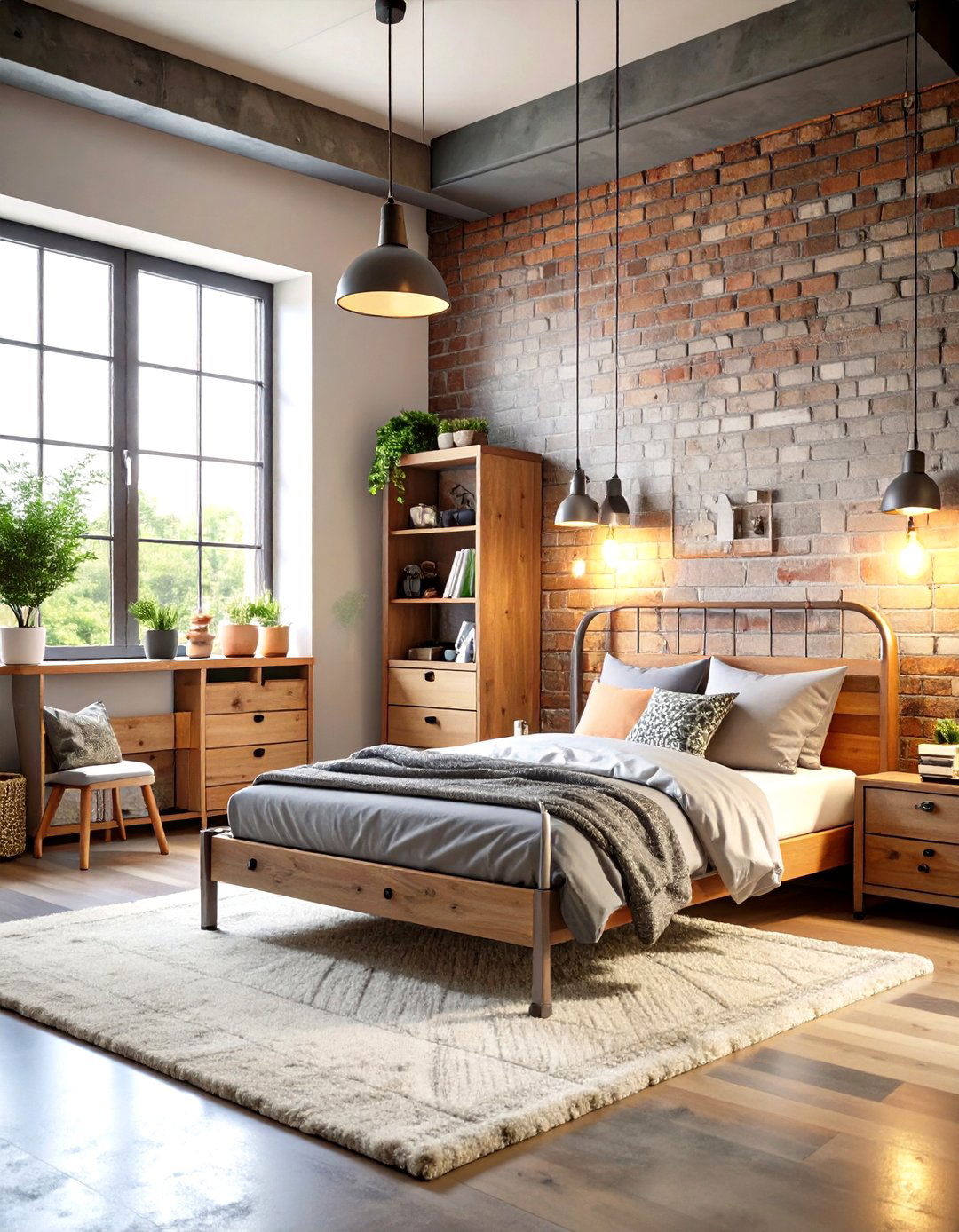Industrial Loft Kids Room Design - 20 Kids Room Ideas