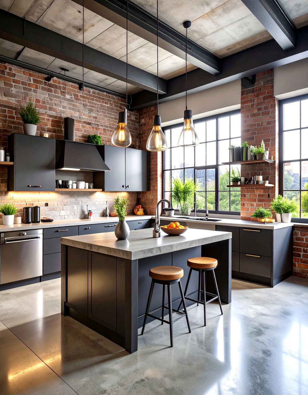 Industrial Loft Kitchenette - 20 Kitchenette Ideas
