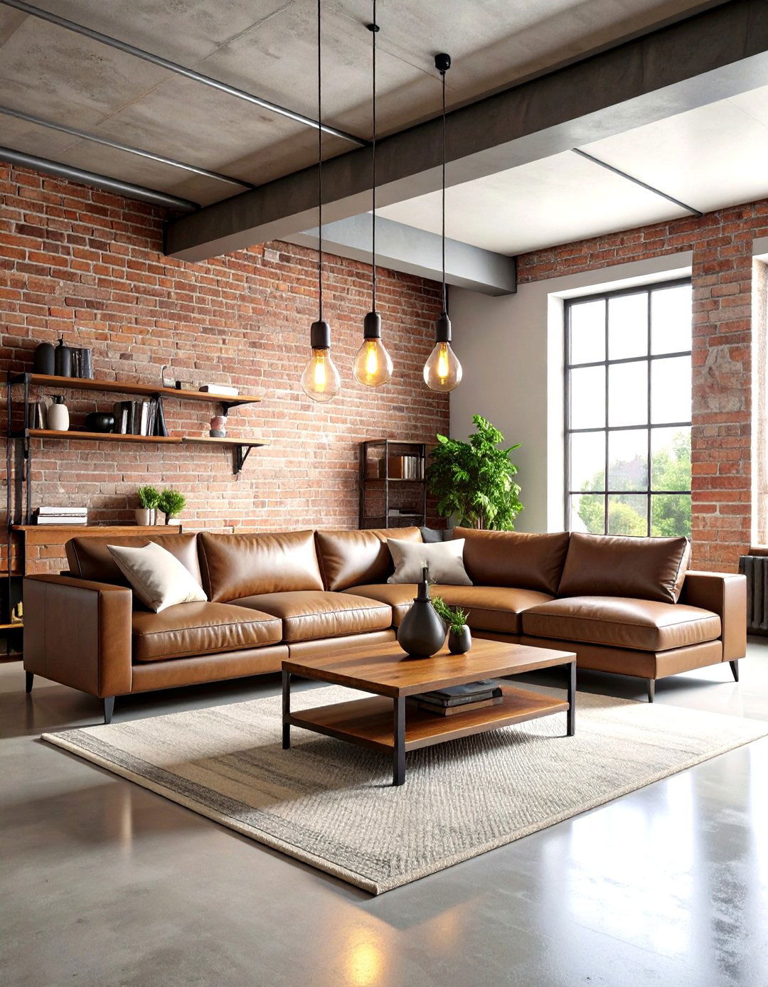 Industrial Loft Mens Living Room - 20 Men's Living Room Ideas
