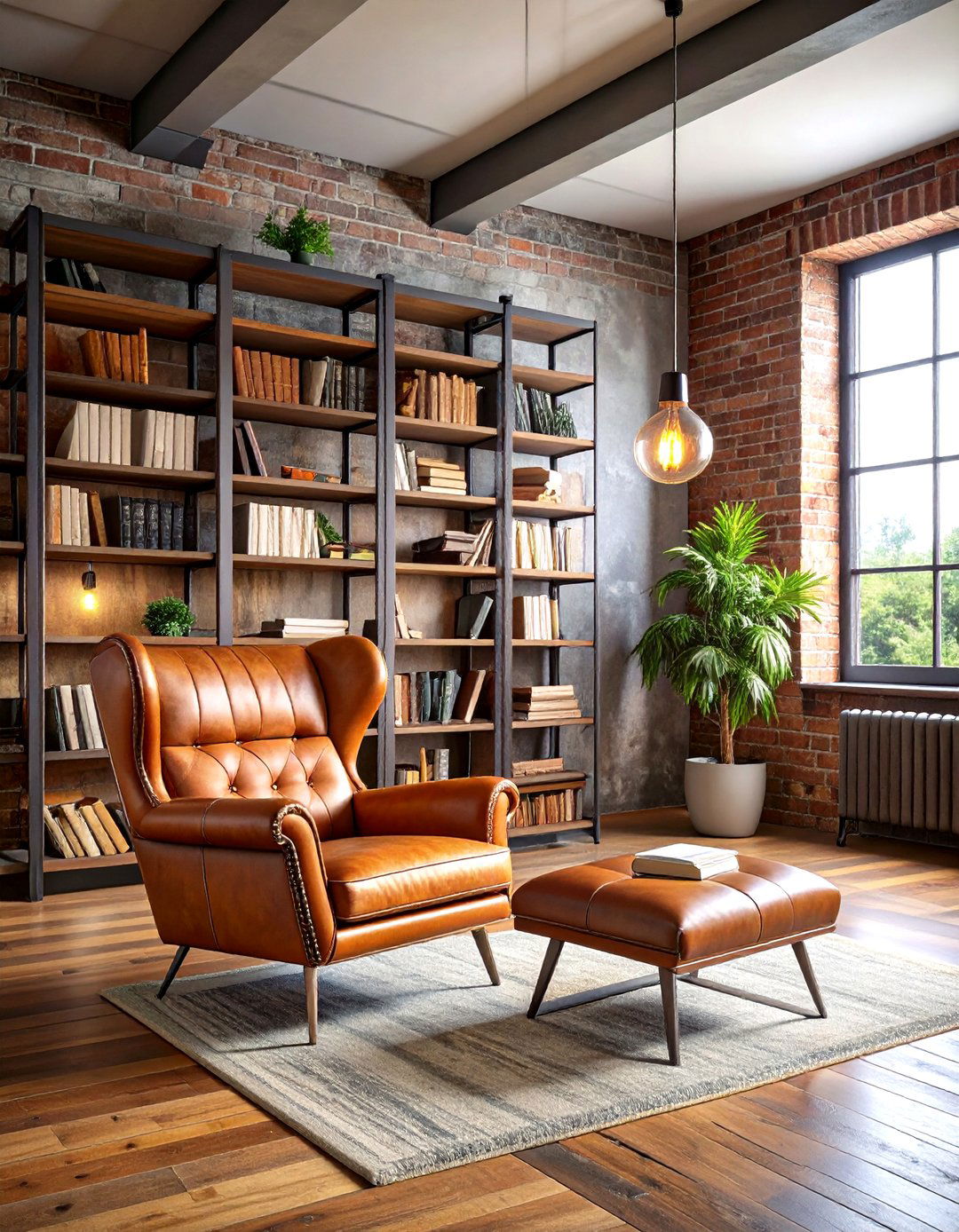 Industrial Loft Reading Room - 20 Reading Room Ideas
