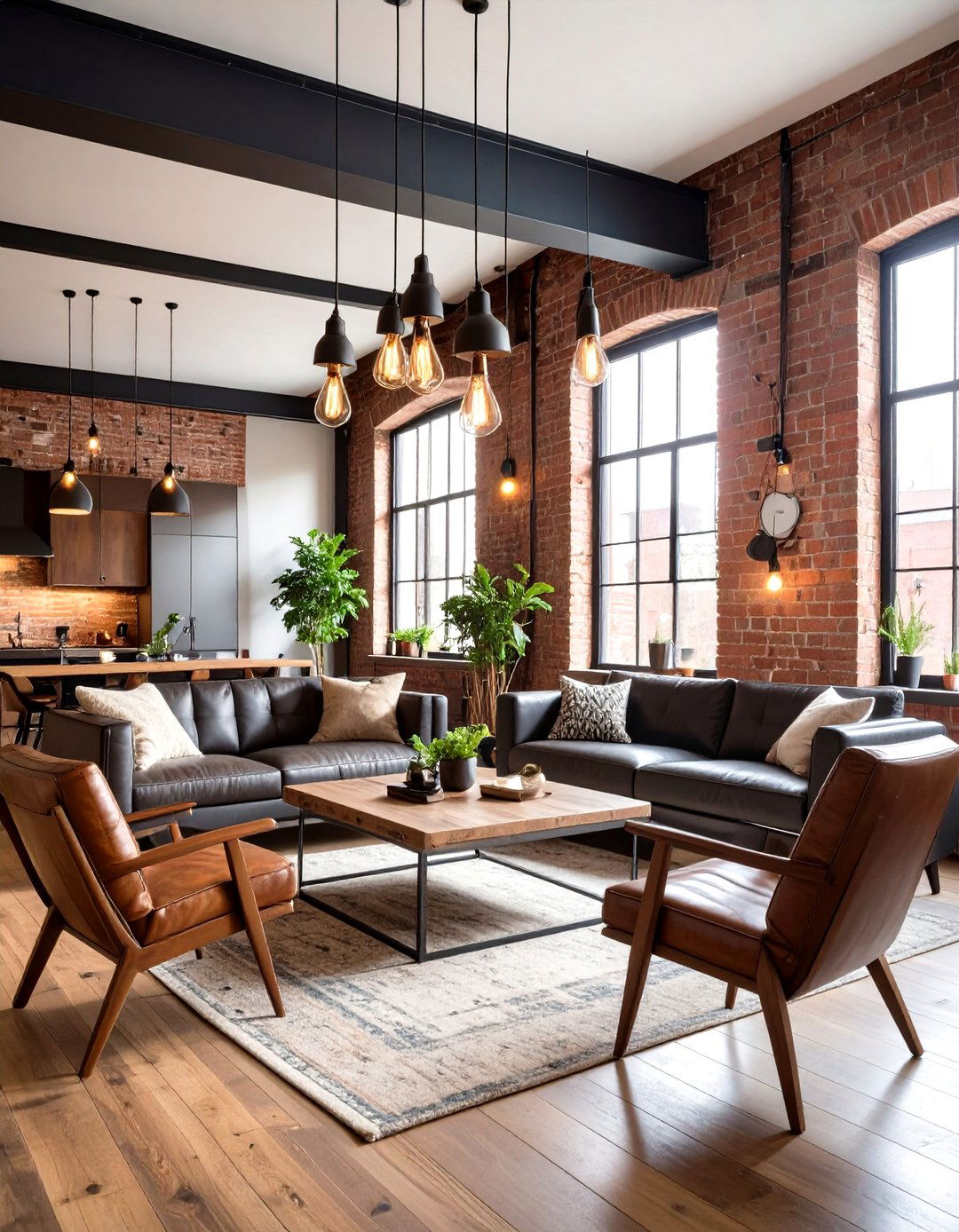 Industrial Loft Style Den - 20 Den Ideas
