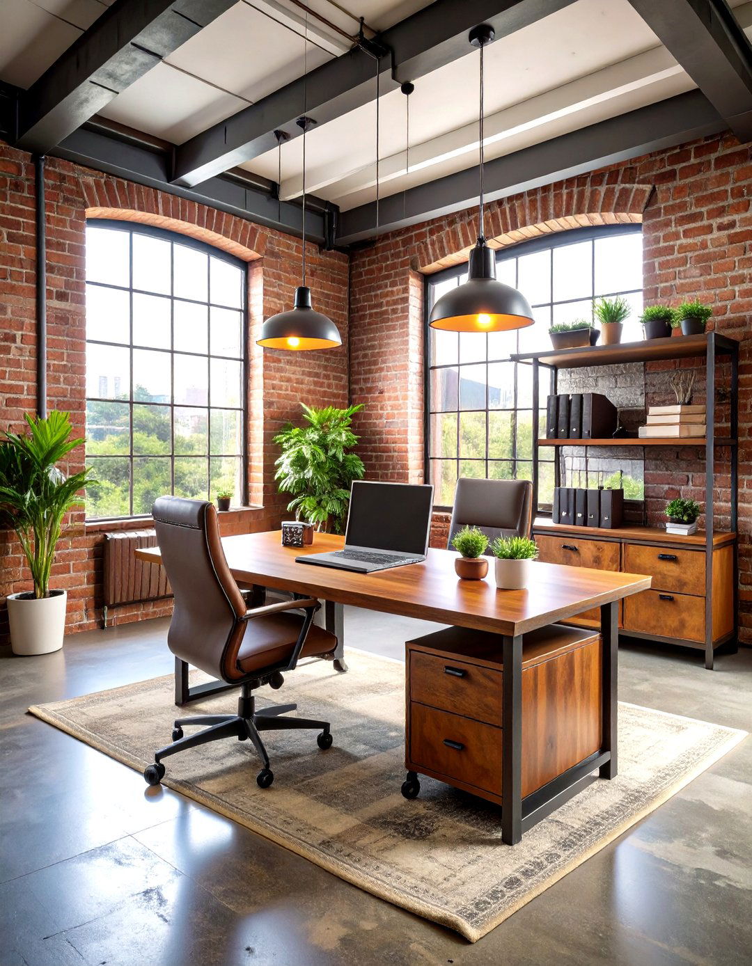 Industrial Man Cave Office Design - 20 Man Cave Office Ideas