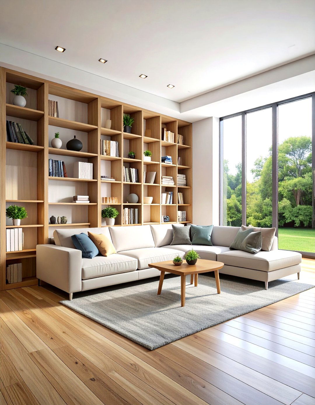Industrial Metal Frame Corner Bookshelf with Wood Accents - 20 Corner Bookshelf Ideas
