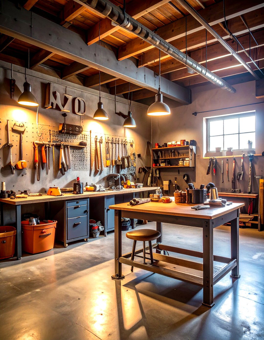 Industrial Metal Workshop Man Cave Sign - 20 Man Cave Sign Ideas