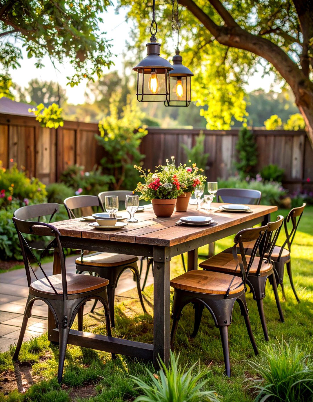 Industrial Metal and Wood Tables - 20 Table Design Ideas