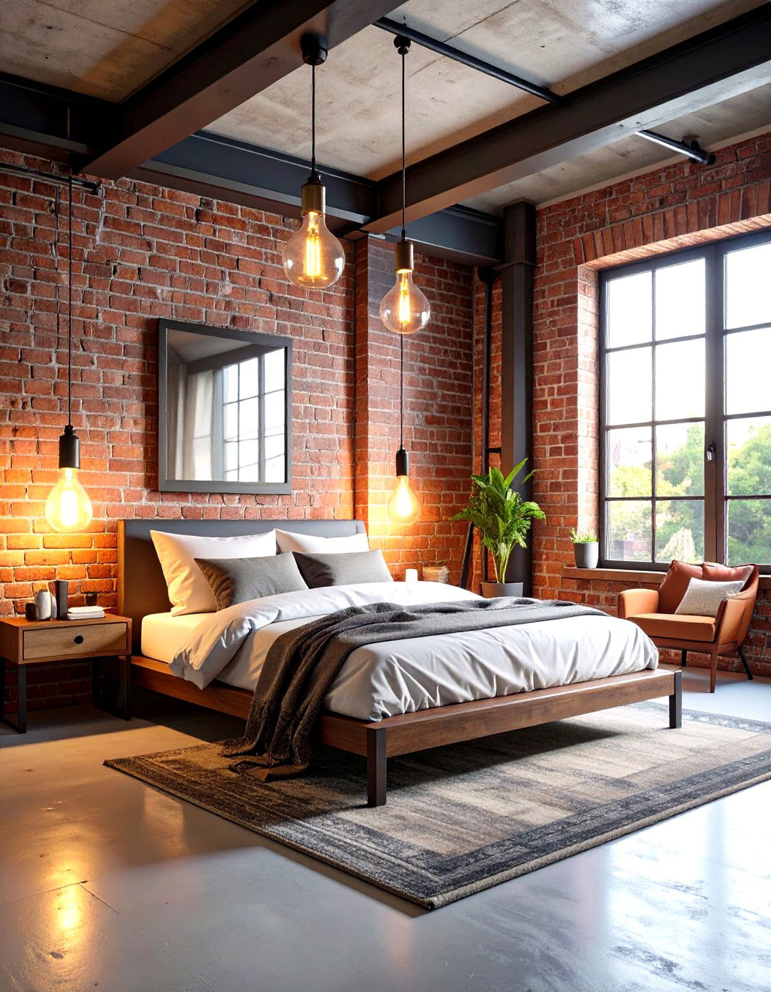 Industrial Modern Bedroom Loft - 20 Modern Bedroom Ideas