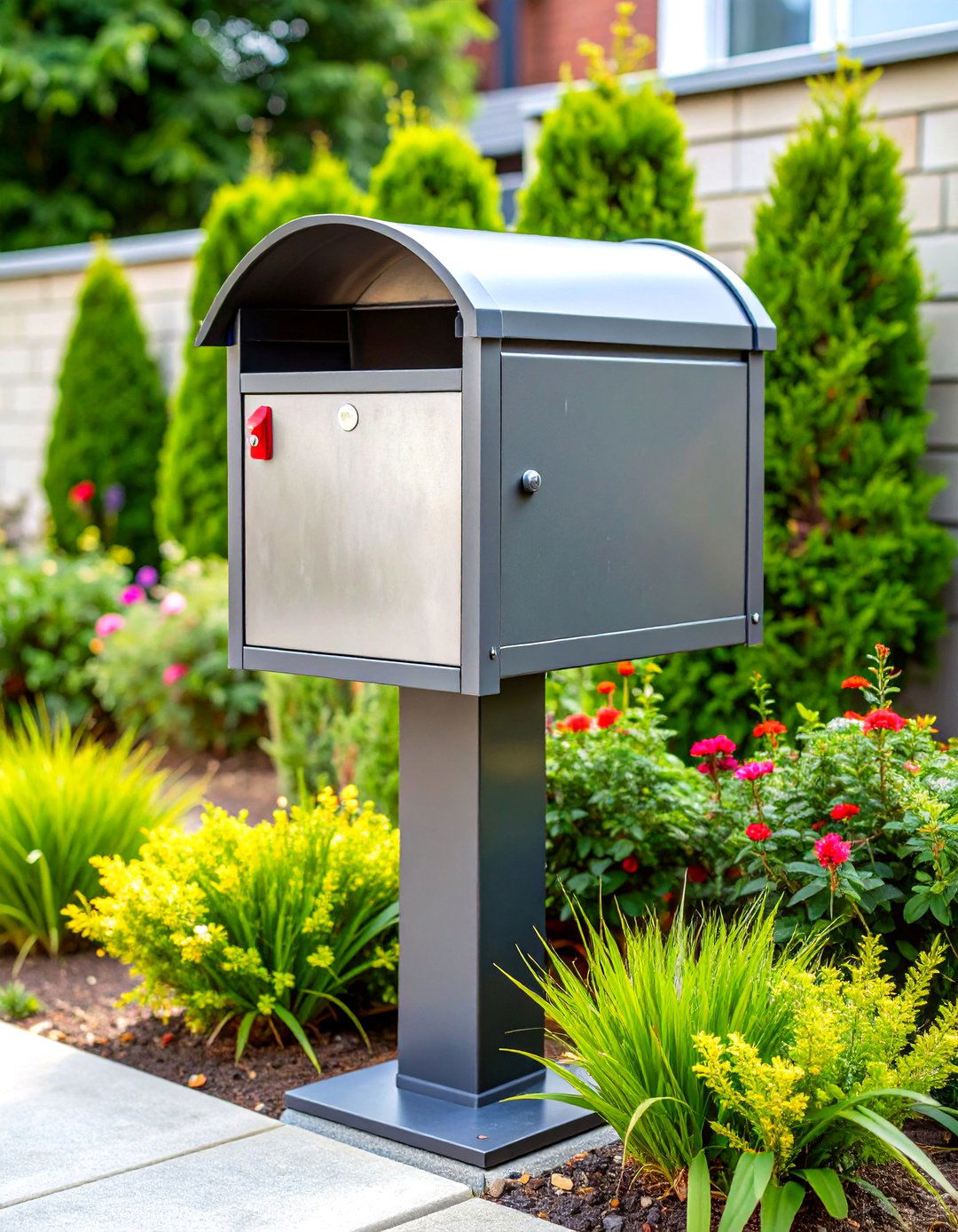 Industrial Modern Mailbox Decor - 20 Mailbox Decor Ideas