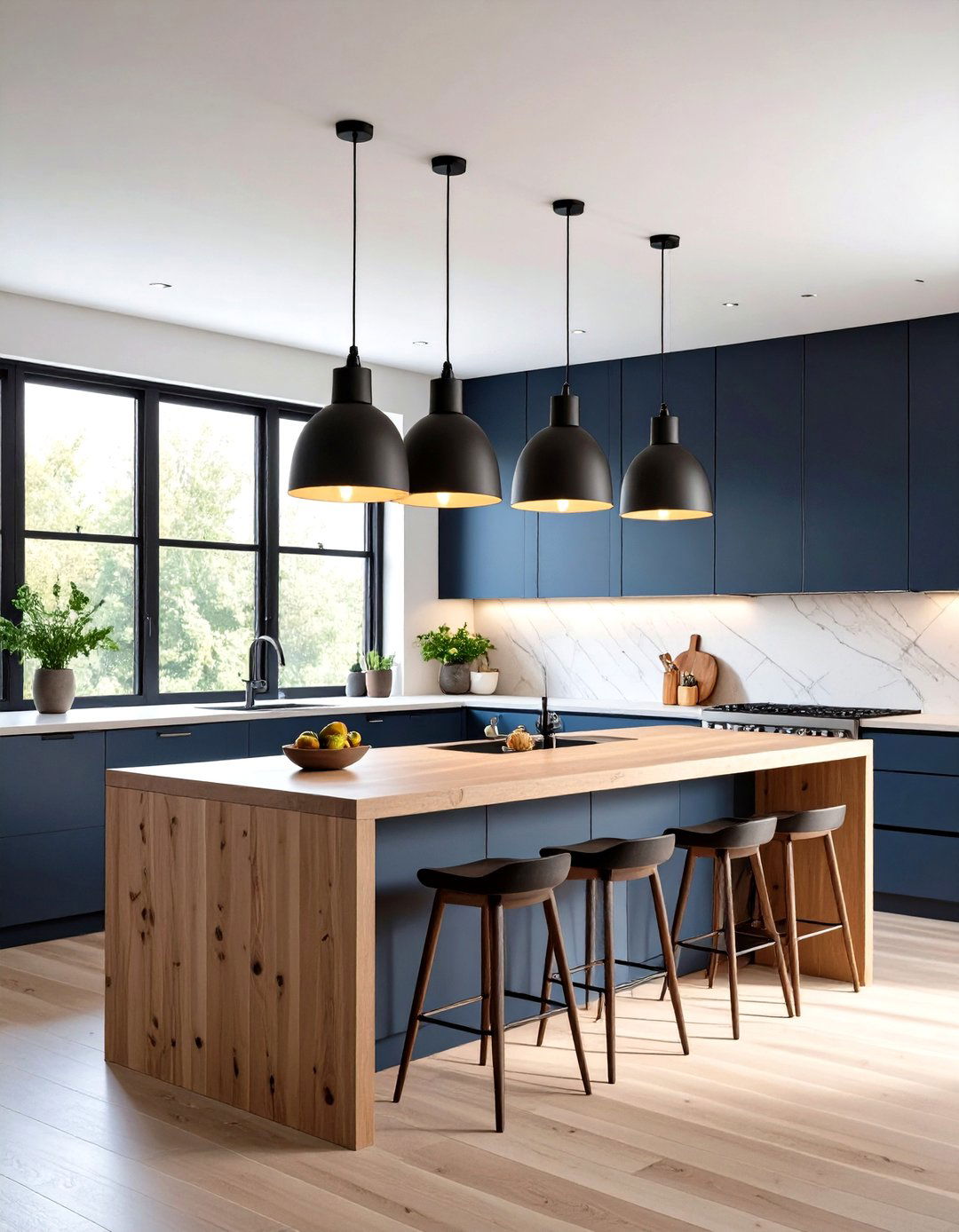 Industrial Pendant Light Interior Design - 20 Industrial Interior Design Style Ideas