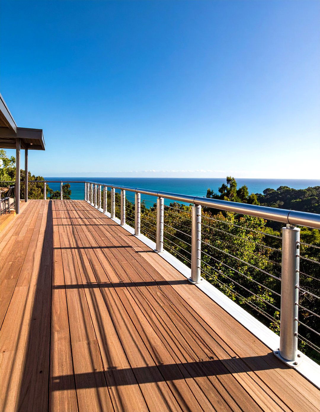 Industrial Pipe Metal Deck Railing - 20 Metal Deck Railing Ideas