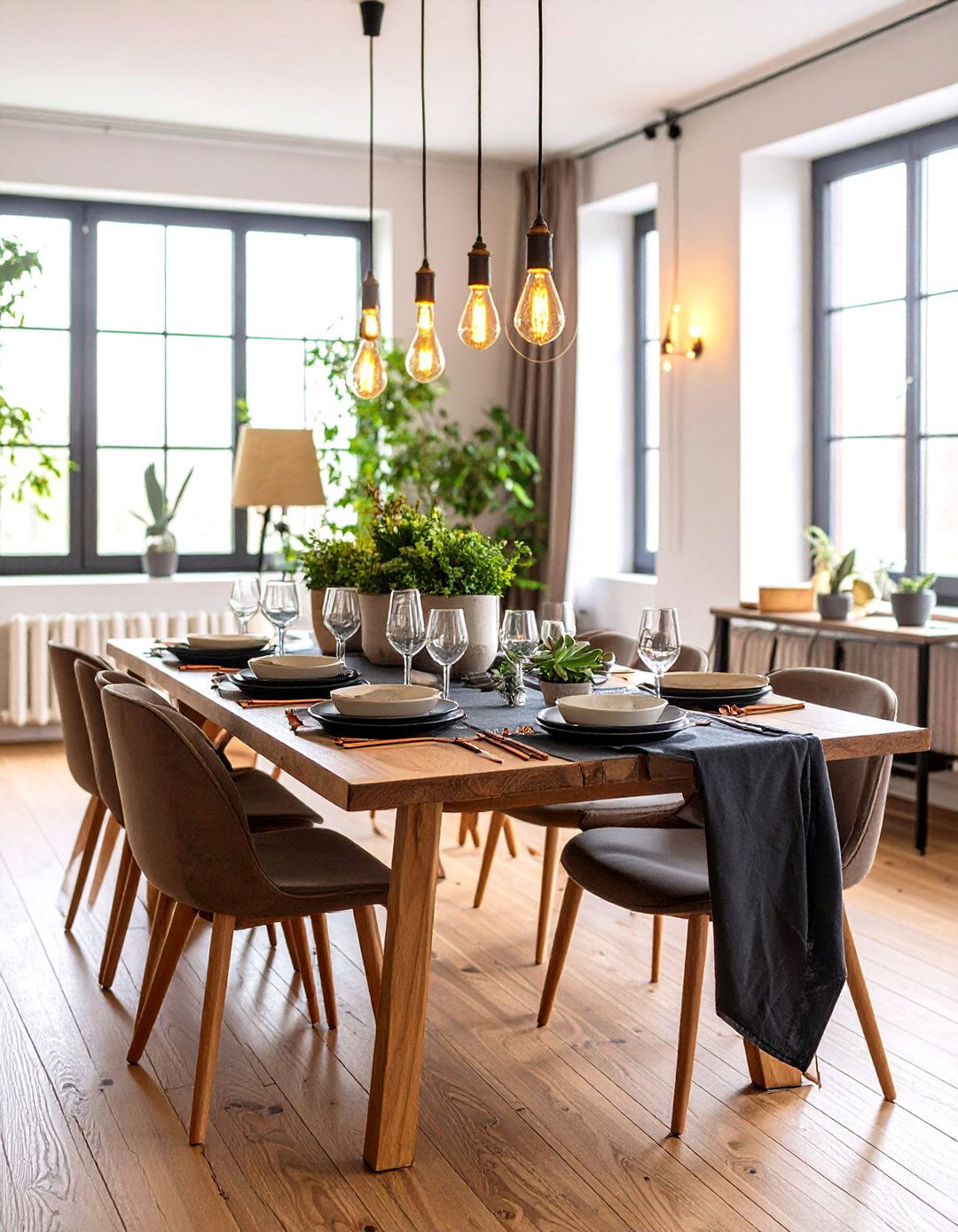Industrial Urban Table Setting - 20 Table Setting Ideas
