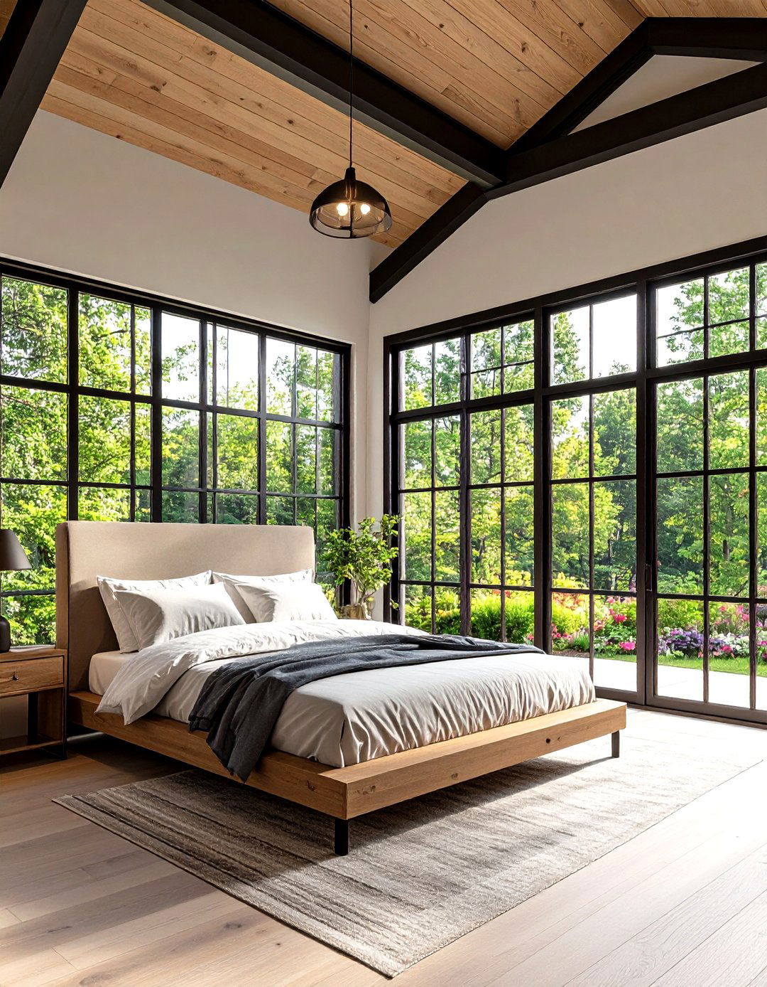 Industrial Window Frames - 20 Steampunk Interior Design Ideas