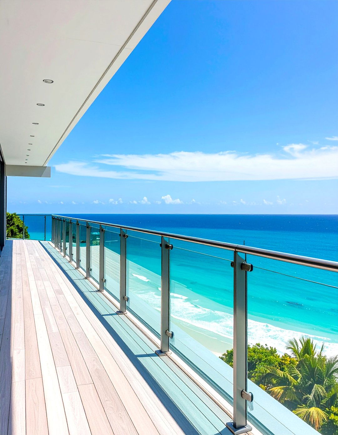Infinity Edge Ocean View Cantilever Balcony - 20 Cantilever Balcony Ideas