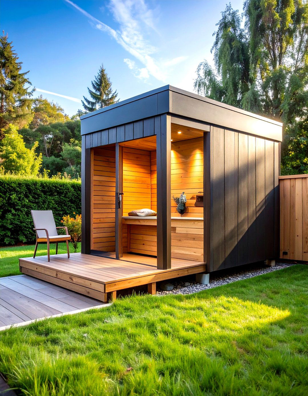 Infrared Technology Outdoor Sauna - 20 Outdoor Sauna Ideas
