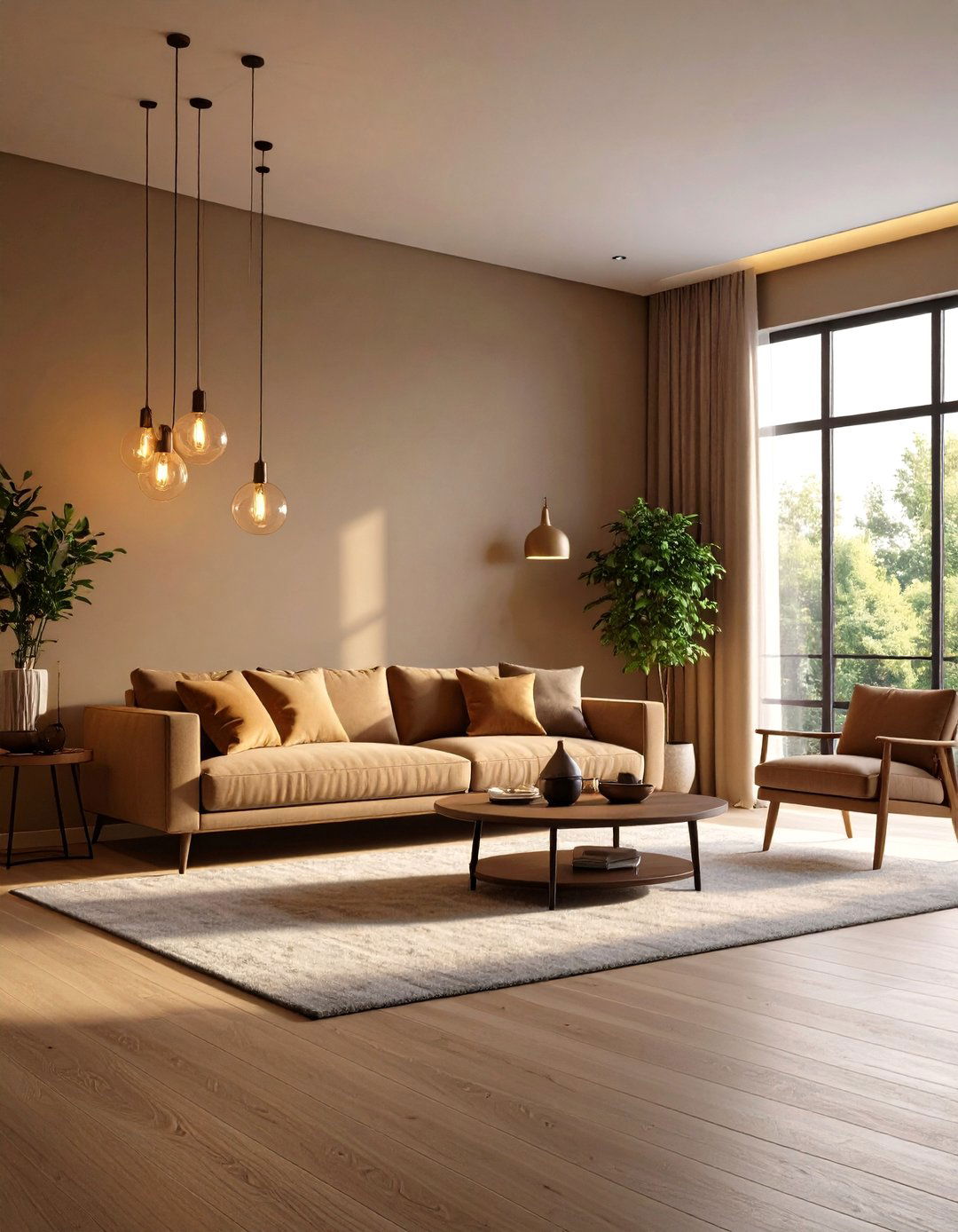 Infusing Rustic Charm with Earthy Textures - 20 Taupe Living Room Ideas