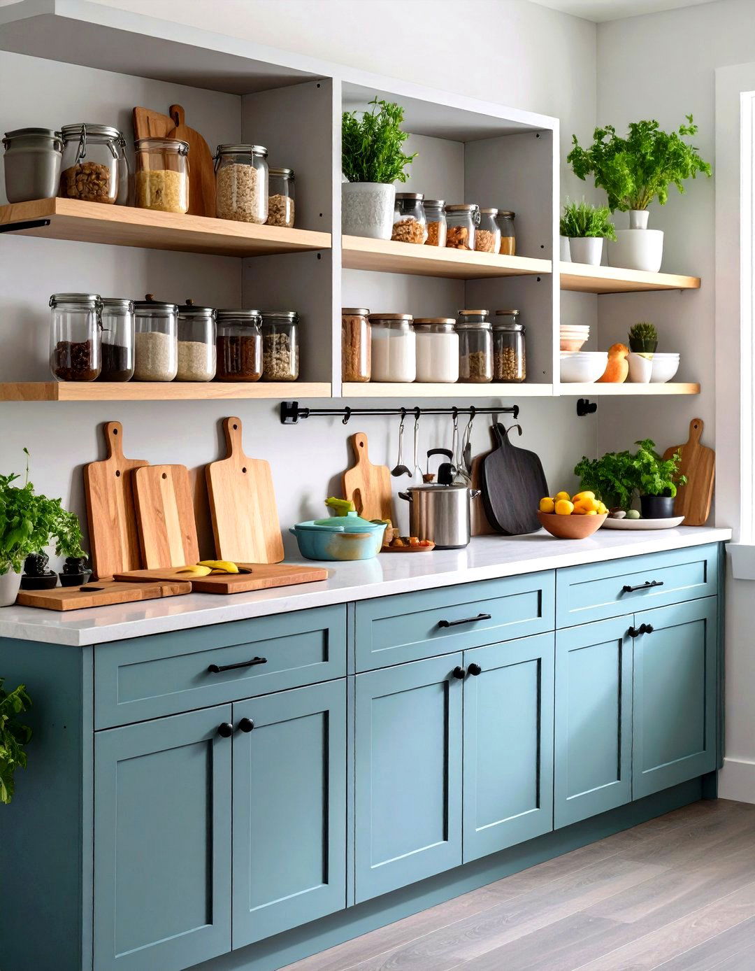 Insert Vertical Dividers - 20 Small Pantry Ideas