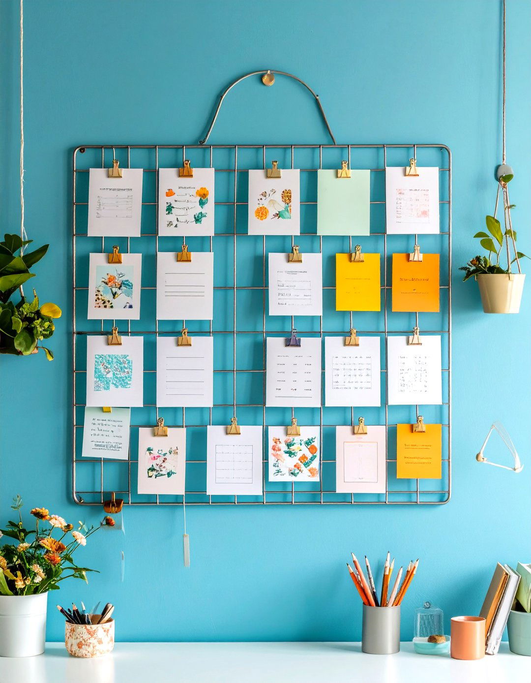 Inspiration Bulletin Grid - 20 Small Craft Room Ideas