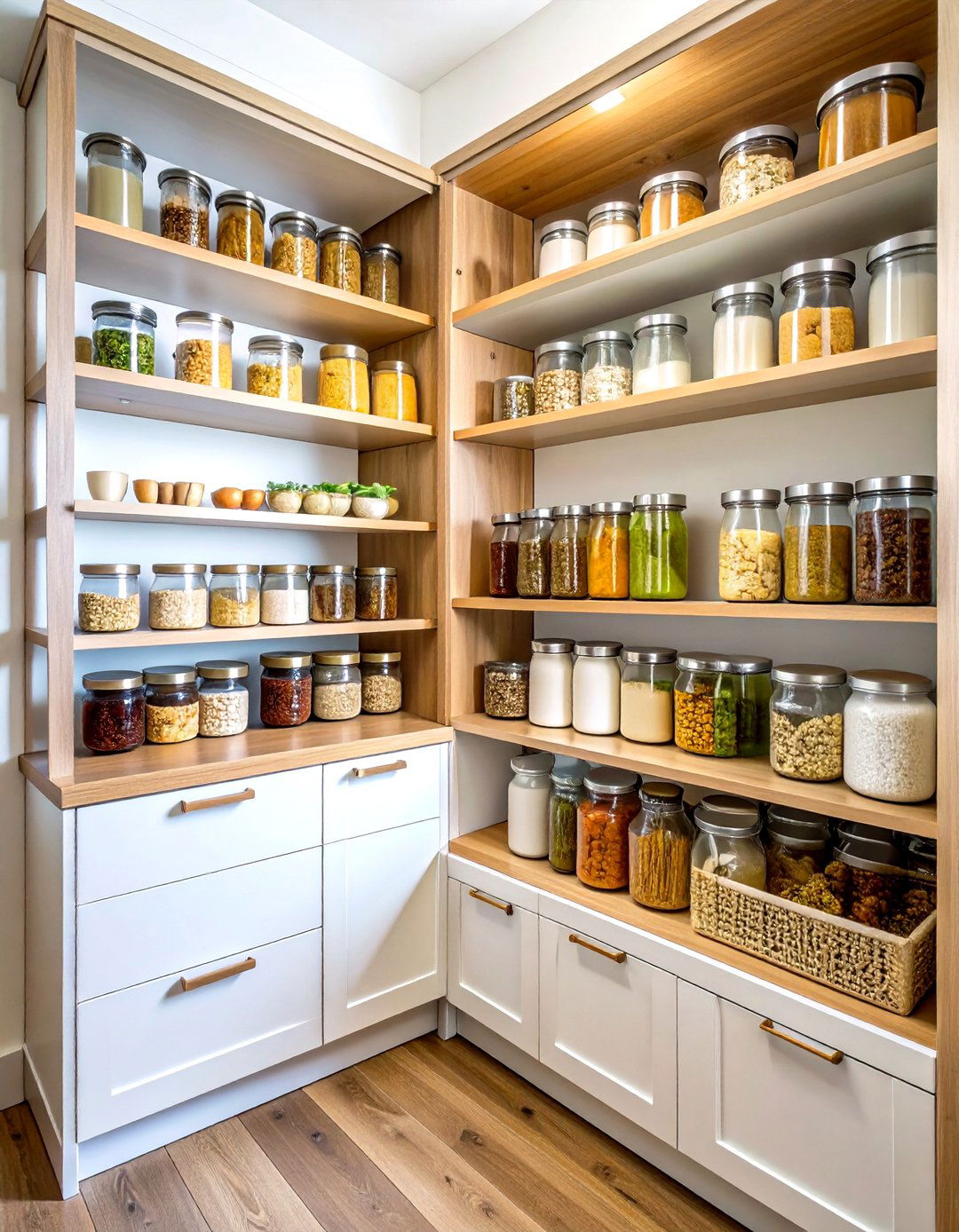 Install Pantry Drawers - 20 Walk in Pantry Ideas