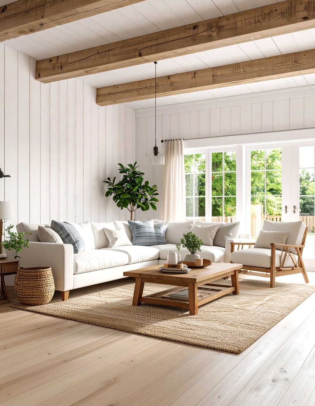 Install Shiplap Walls for Classic Country Living Room Appeal - 20 Country Living Room Ideas