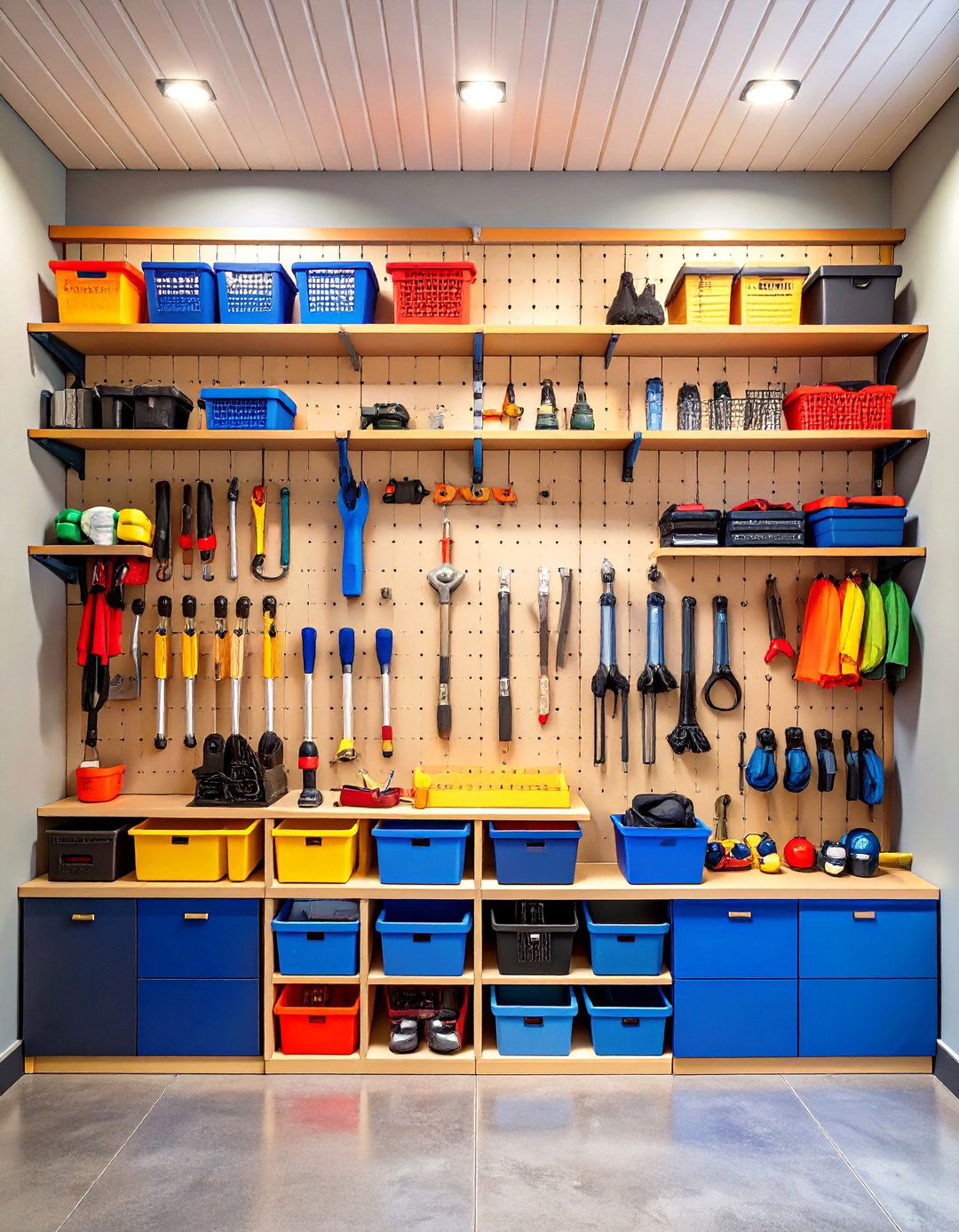 Install Slatwall Panels to Maximise Garage Walls - 20 Garage Makeover Ideas