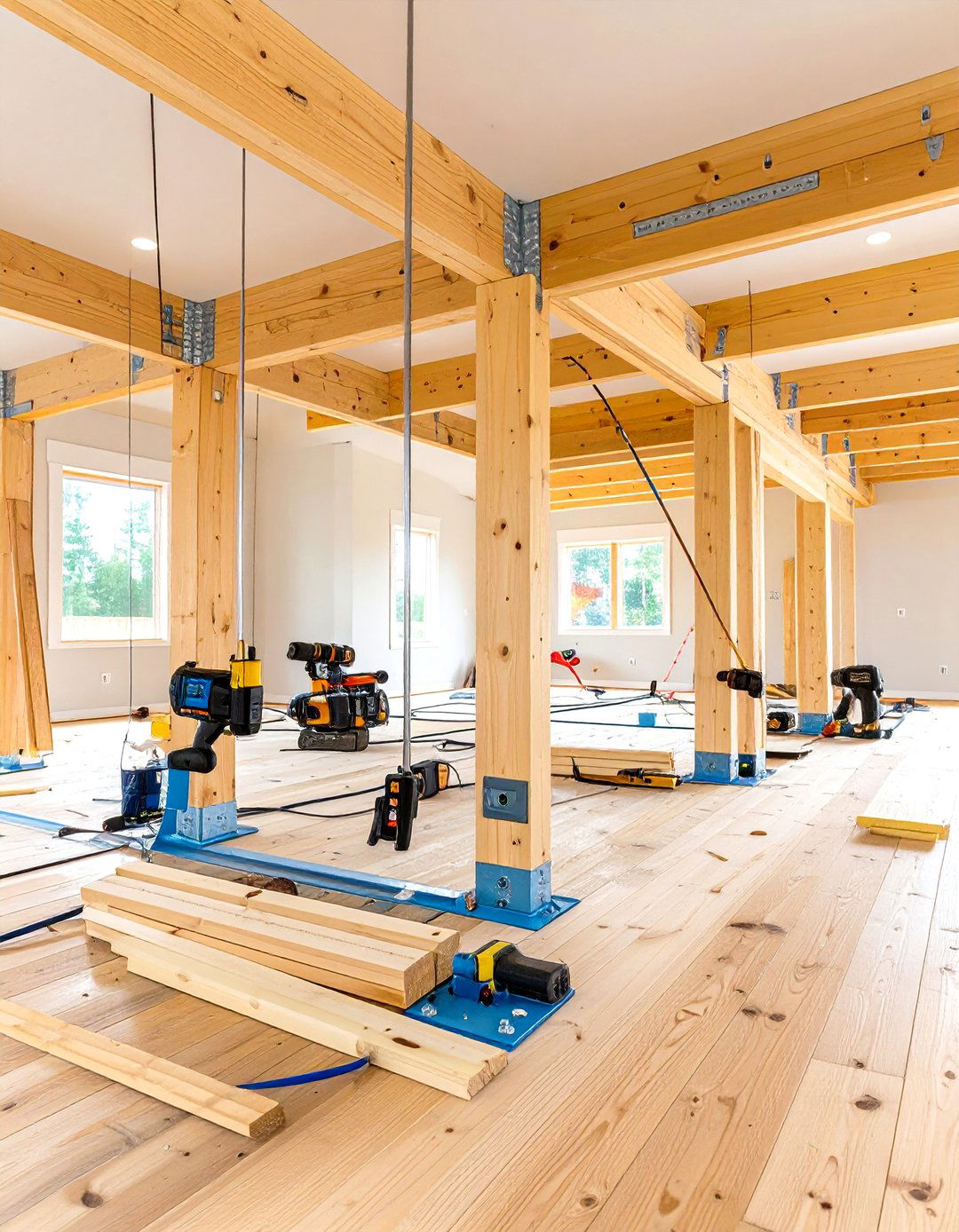 Installation Methods - 20 Vaulted Ceiling With Beams