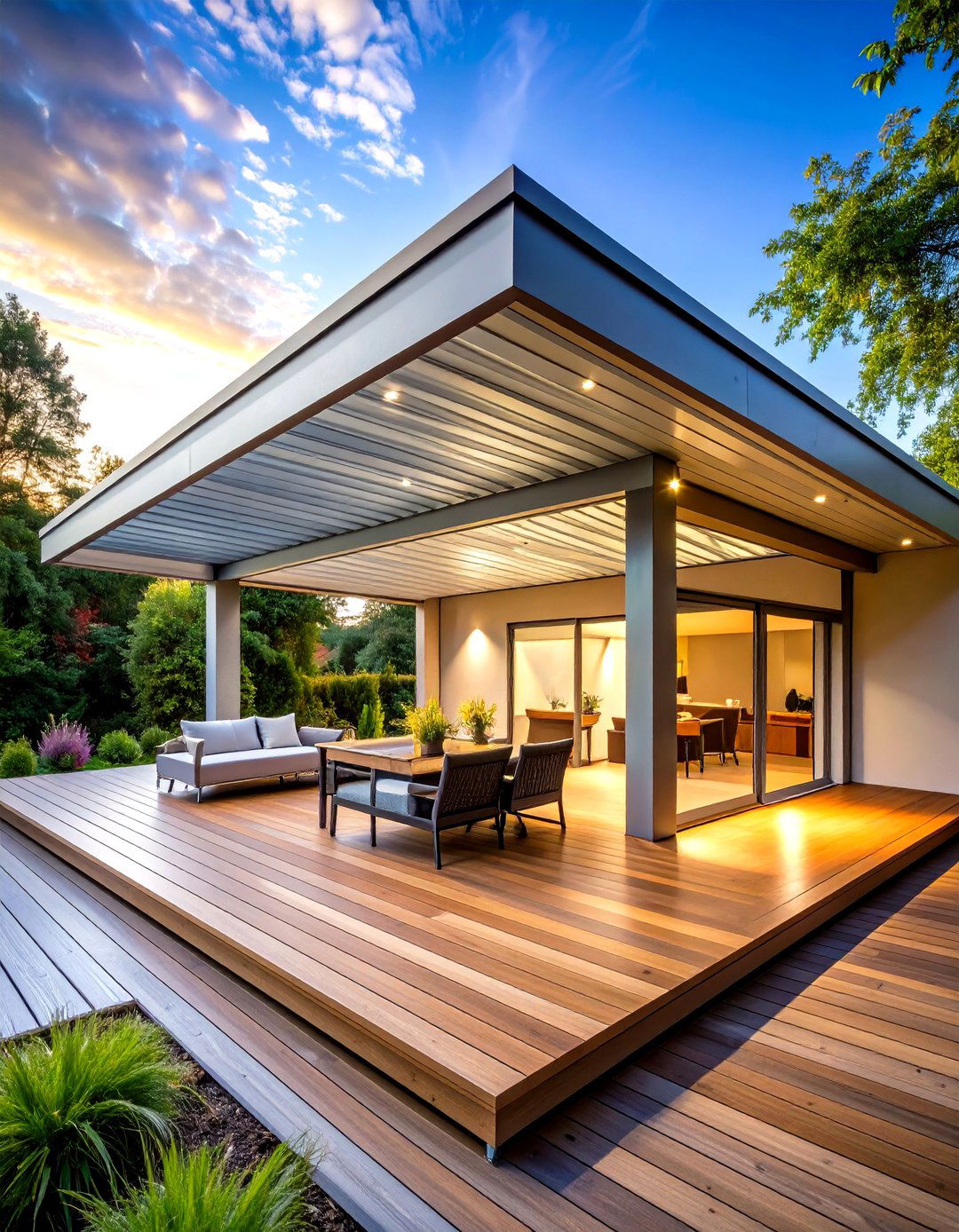 Insulated Panel Deck Roof to Beat the Heat - 20 Deck Roof Ideas