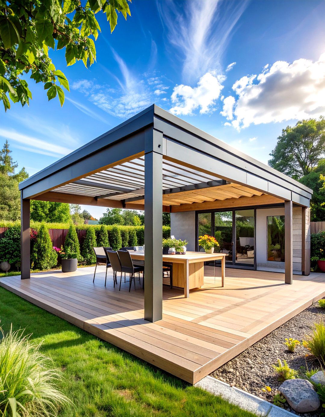 Insulated Panel Pergola Roof System - 20 Pergola Roof Ideas