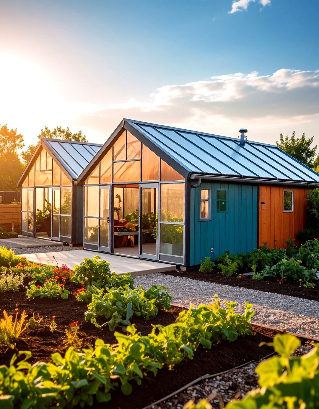 Insulated Polycarbonate Greenhouse Shed Tunnel - 20 Greenhouse and Shed Combo Ideas