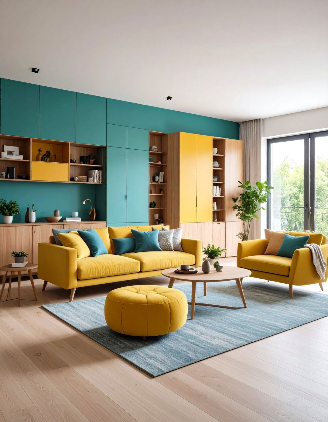 Integrate Smart Storage Solutions - 20 Scandinavian Living Room Ideas