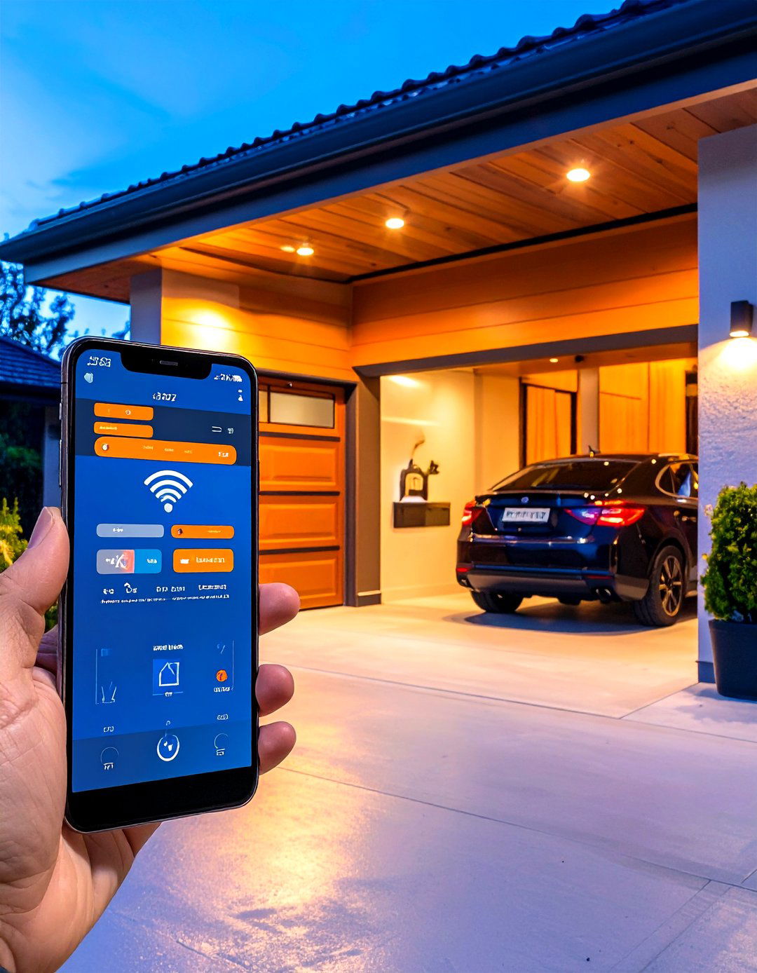 Integrate a Smart Garage Door Controller - 20 Garage Makeover Ideas