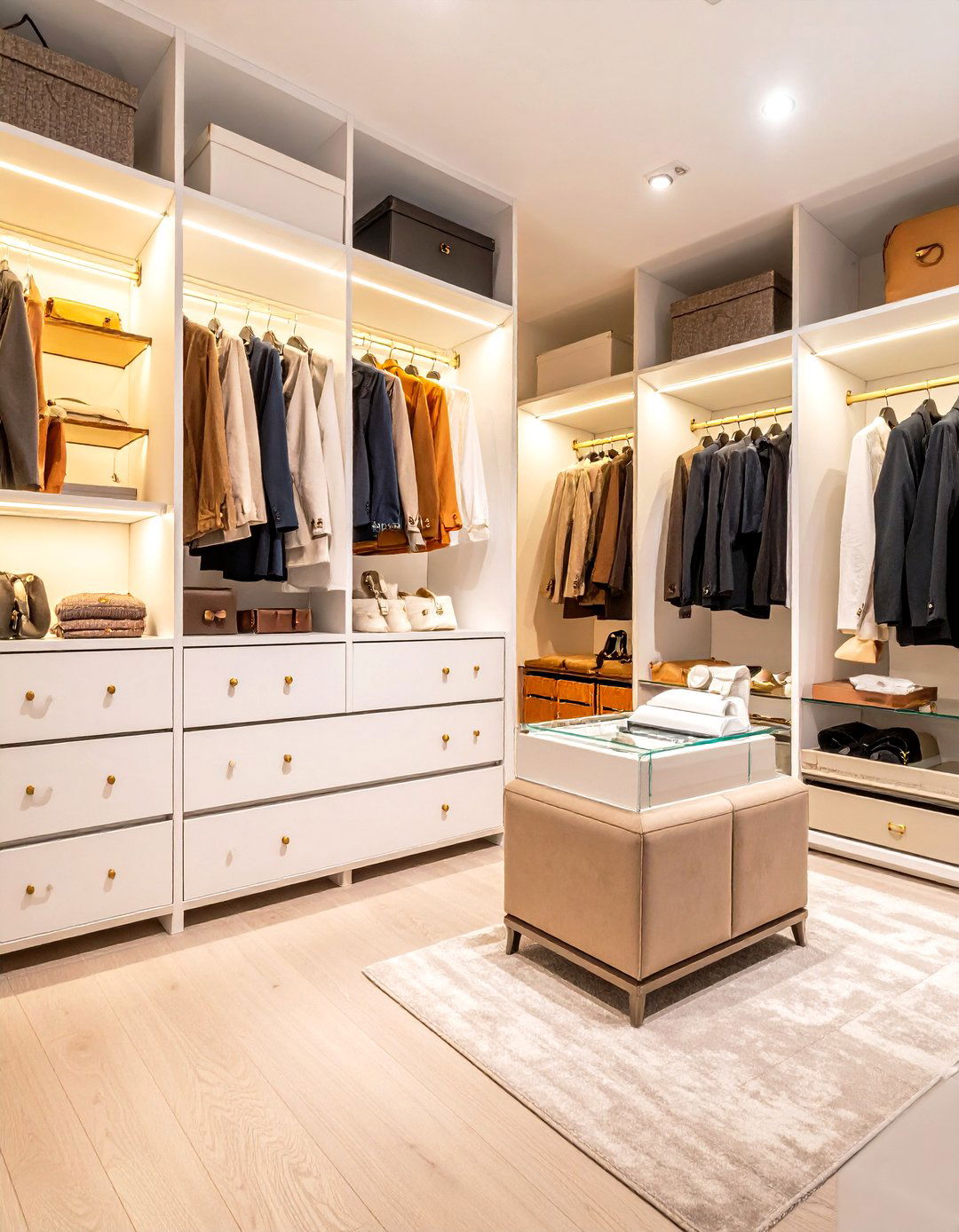 Integrate an Accessory Station - 20 Walk in Closet Ideas