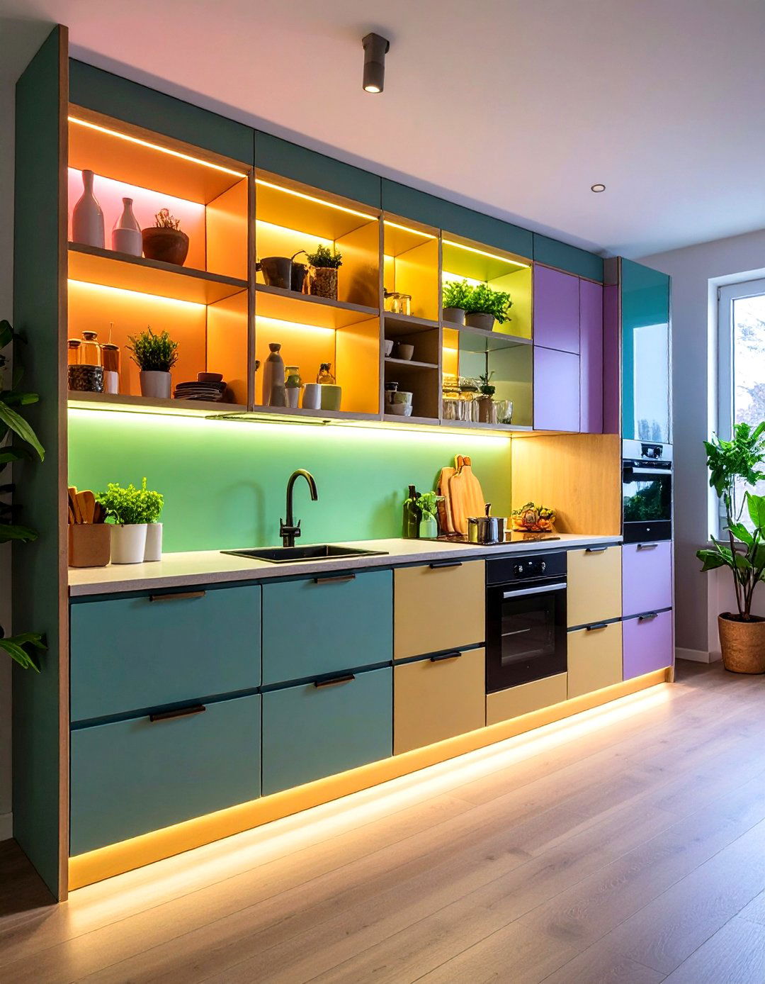 Integrated Lighting Solutions - 20 Small Kitchen Lighting Ideas