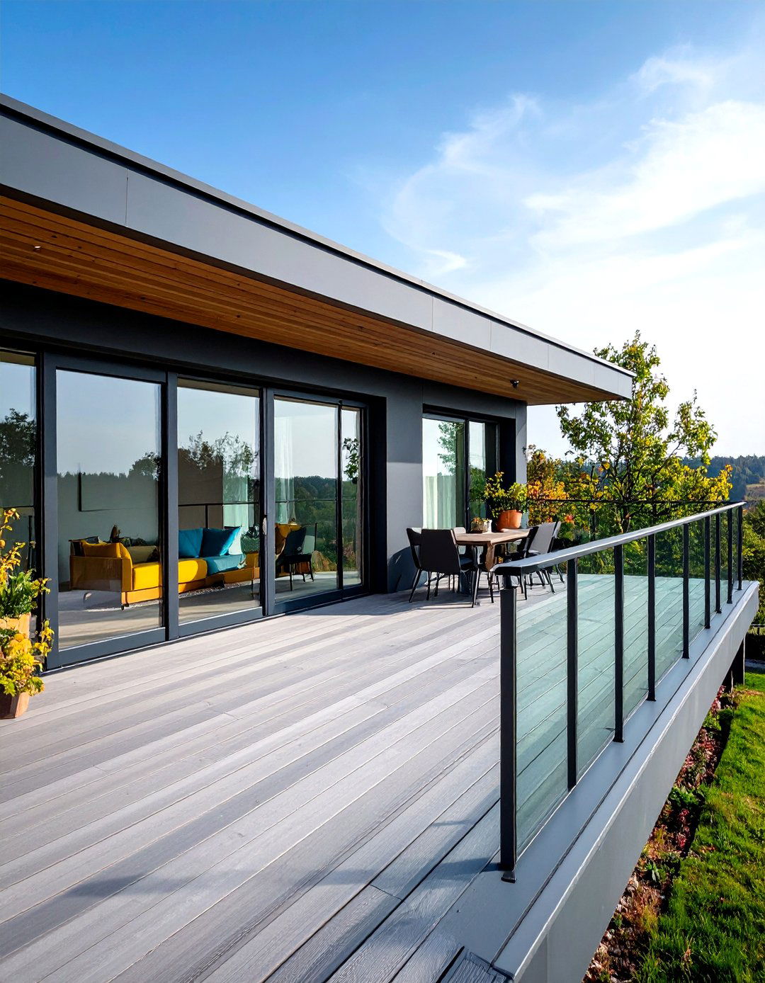Integrated Outdoor Terraces - 20 Scandinavian House Exterior Ideas