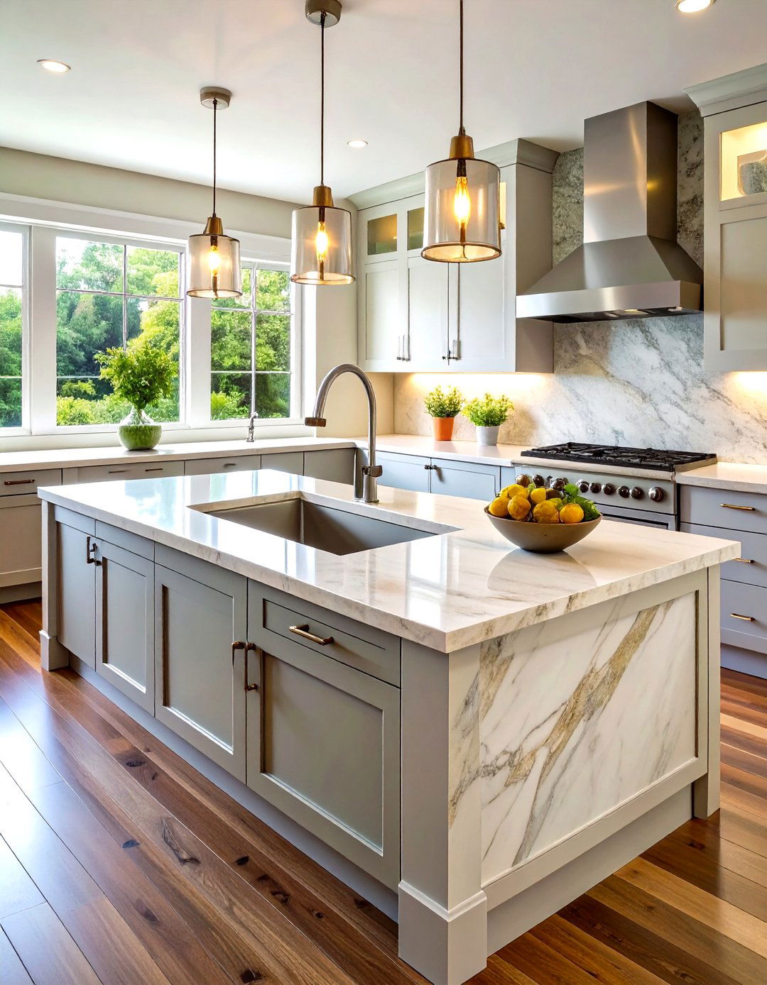 Integrated Quartz Kitchen Sink Design - 20 Kitchen Sink Ideas