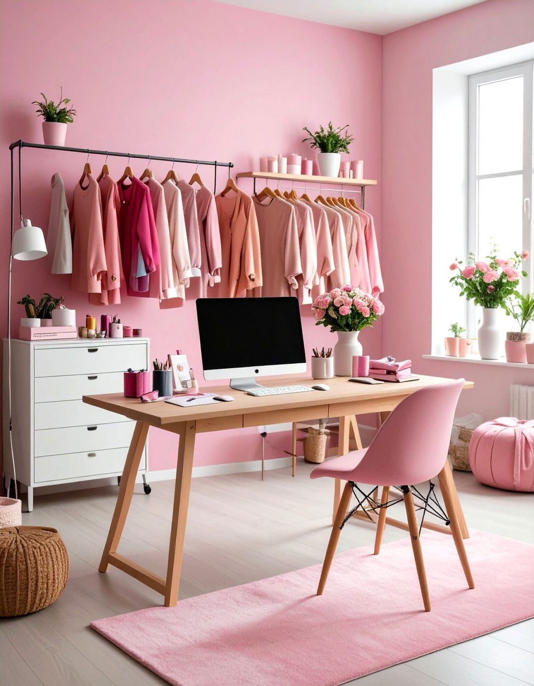 Integrated Tech Stations - 20 Sewing Room Ideas