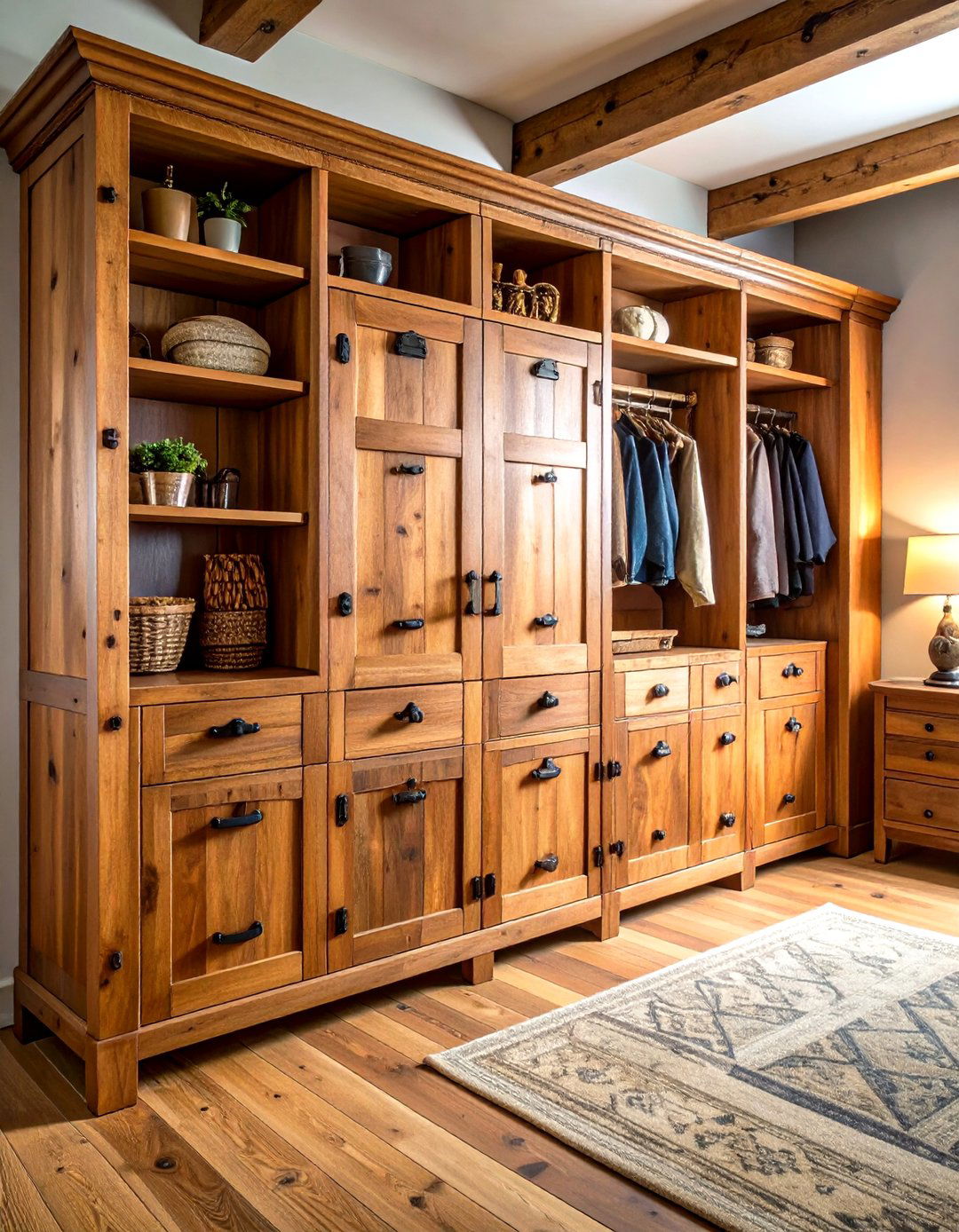 Integrated Viking Inspired Storage Solutions - 20 Viking Bedroom Ideas